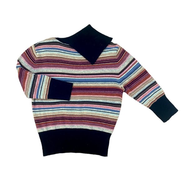 Phillipe Adec Parisian Vintage Stripe Turtleneck - Picture 4 of 4